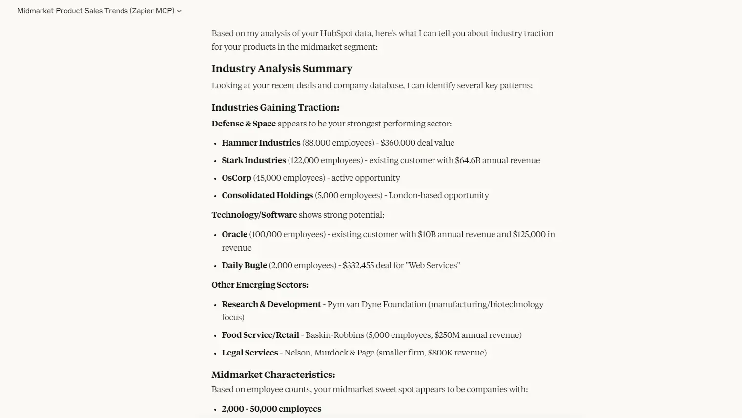 AI Integration for HubSpot