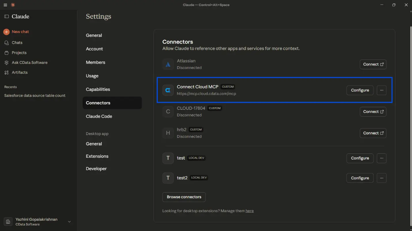 Connect ServiceNow to Claude