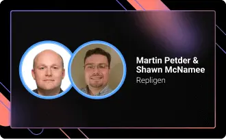 Martin Petder and Shawn McNamee, Repligen