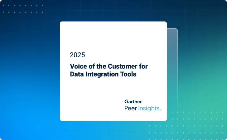 2025 Gartner Voice of the Customer for Data Integration report